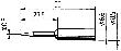 ERSADUR Lötspitze Nr. 832 0,8 mm spitz, verlängert Ersa Produktbild img2 S