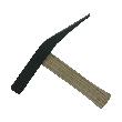 Pflasterhammer 2,5kg Norddeutsche Form Produktbild