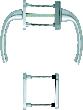 HOPPE FTT-Griffgarnitur, PZ, Tôkyô 0710RH/66N, TS 63-68, N 12, ALU naturfarbig Produktbild