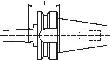 fortis Bohrfutteraufnahme, JIS B 6339, Form A; Produktbild img3 S