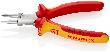 KNIPEX Rundzange 22 06 160 rund, spitz zulaufend verchromt Mehrkomp. VDE 160mm Produktbild img3 S