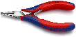 KNIPEX Elektronik-Greifzange 35 12 115 flach spiegelpoliert Mehrkomp. 115mm Produktbild img2 S