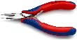 KNIPEX Elektronik-Greifzange 35 22 115 flachr., sp. zul. spiegelp. MK 115mm Produktbild img4 S