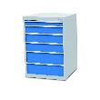 Schubladenschrank 705 6 Sbl. VA Produktbild