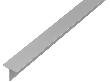 GAH T-Profil, glatt, L2.000,B 20xH20mm, Aluminium silberfarbig Produktbild