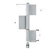 GAH Alberts Anschweißband K08,3-tlg.,220mm blank Produktbild img2 S