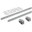 Hettich MB-Laufprofil-Set, Länge teilbar, 4000mm, 30kg, SlideLine M, 9209218, silber Produktbild