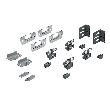 Hettich MB-Schiebetürbeschläge-Set,SysLine S,9136103, 2-T.,für einliegende Türen,15kg Produktbild