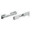Hettich Beistellcontainer-Auszugsführung, Quadro Duplex 30 9136065, Stahl verzinkt Produktbild