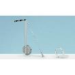 Hettich Schrank-Kleiderlift, Single Lift 12, 9079874, 500-600mm, 12kg, aluminiumoptik Produktbild