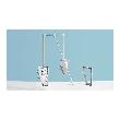 Hettich Schrank-Kleiderlift, Duo Lift 18, 9079882, 750-1150mm, 18kg, aluminiumoptik Produktbild