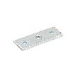 Hettich Sockelverstellschraube-Halteplatte, M8 47645, Stahl verzinkt Produktbild