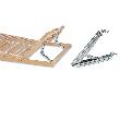 Hettich Bett-Verstellbeschlag, für Kopf- und Fußteile, MultiFlex, 25173, 140kg, Stahl vz Produktbild img1 S