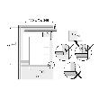 Hettich MB-Einschwenkbeschlag, Klappenst. 18-19mm, Lift Up 45026, Kunststoff grau Produktbild img7 S