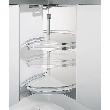 Hettich Küchenunterschrank-Eckschrankdrehbeschlag, Revo 90° 9080040, KB 800mm, silber Produktbild img2 S