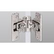 Hettich MB-Mittelscharnier, TS 15mm, 180°, T22, 46787, Zinkdruckguss, silber, vernickelt Produktbild