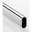 Hettich Schrank-Rohr, oval, 47616 , 30 x 15 x 5000mm, Stahl hochglanzverchromt Produktbild