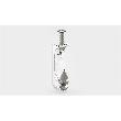Hettich Schrankrohr-Lager, SL 786, 70668, für Kleiderstange 30x15 mm, vernickelt Produktbild