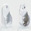 Hettich Schrankrohr-Lager, 9079719, für Kleiderstange 30x15 mm, aluminiumoptik Produktbild