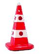 TEMKA Leitkegel mit Öse rot, mit Reflexl insen Höhe 613mm Produktbild