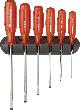 PB Schraubendreher-Satz 6-teilig Schlitz im Wandhalter Multicraft Swiss Tools Produktbild img1 S