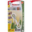 fischer Nylondübel SX GREEN mit Rundhaken nylonbeschichtet, SX GREEN 6x30 RH K Produktbild