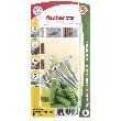 fischer Nylondübel SX GREEN mit verzinktem Winkelhaken SX GREEN 6x30 WH K Produktbild