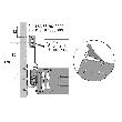 Hettich Stahlschubkasten-Blendenstütze, 20571, Stahl aluminiumoptik pulverbeschichtet Produktbild img2 S