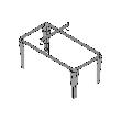 Hettich Schreibt.-Zwischensteg, f.Hängerahm., Systema Top 2000 9039372, aluminiumoptik Produktbild img2 S