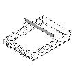 Hettich Schreibt.-Zwischensteg, f.Hängerahm., Systema Top 2000 9039372, aluminiumoptik Produktbild img3 S