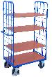 VarioFit Etagenwagen 500 kg 2 Wand 4 Böden Lad. 1200x800 mm Produktbild