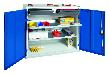 stumpf Werkzeugschrank B1000xT500xH1000 mm RAL 7035/5010 2 Schubladen, 2 Wannen Produktbild