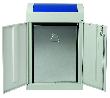 stumpf Wertstoffsammler TD1plus 1x90L, 975x620x320mm grau Produktbild img2 S