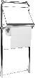 EVO-PRODUCTS Papierrollenhalter f Sammler630x560x1080 Produktbild