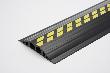EHA Industriekabelbrücke B1500xT200xH35 mm 2 Kammern D25 mm PVC schwarz/gelb Produktbild img1 S
