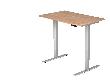 Schreibtisch XDSM 12 1200x800 Nussbaum/silber Produktbild