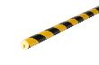 Dancop Kantenschutz Typ B, L 1000 mm gelb/schwarz zum Aufstecken Produktbild img1 S