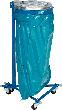 VAR Abfallsammler 120 l blau fahrbar 4 Rll. ME-Deckel Produktbild img1 S