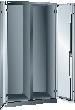 LISTA Flügeltürenschrank B1000xT580xH1950mm RAL 7035,Vollblechtür Produktbild img1 S