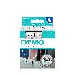 DYMO Schriftbandkassette D1 S0720530 12mm x 7m schwarz auf weiß Produktbild