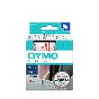 DYMO Schriftband 45015 rot/weiß 12mm x 7m Produktbild