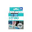 DYMO Schriftband 45016 schwarz/blau 12mm x 7m Produktbild