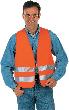 WICATEX Warnweste, BW-MG, EN 471, Einheitsgröße, warnorange Produktbild