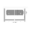 Hettich Stahlschubk.-Zwischensteg, f.Hängerahm., Systema Top 2000 48428, aluminiumoptik Produktbild img4 S
