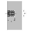 Hettich MB-Kunststoffmuffe, M4,L8mm, Nr.30, 79529, Kunststoff, weiß Produktbild img2 S