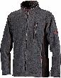 L+D Fleecejacke Pamir, Gr. S, grau/schwarz Produktbild img1 S