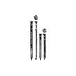 E-NORMpro Drahtstift, DIN 1151, Form B, Senkkopf, geriffelt, blank Produktbild