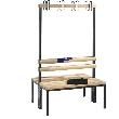 CP C+P Garderobenbank doppelseitig Basic Produktbild