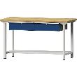 Anke ARBEITSTISCH 1500 MM Modell 59 RAL 7035 / RAL 5010 RAL 7035 / RAL 5010 Produktbild img1 S