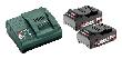 metabo Basic-Set 2 x Li-Ion 2,0 Ah Produktbild
